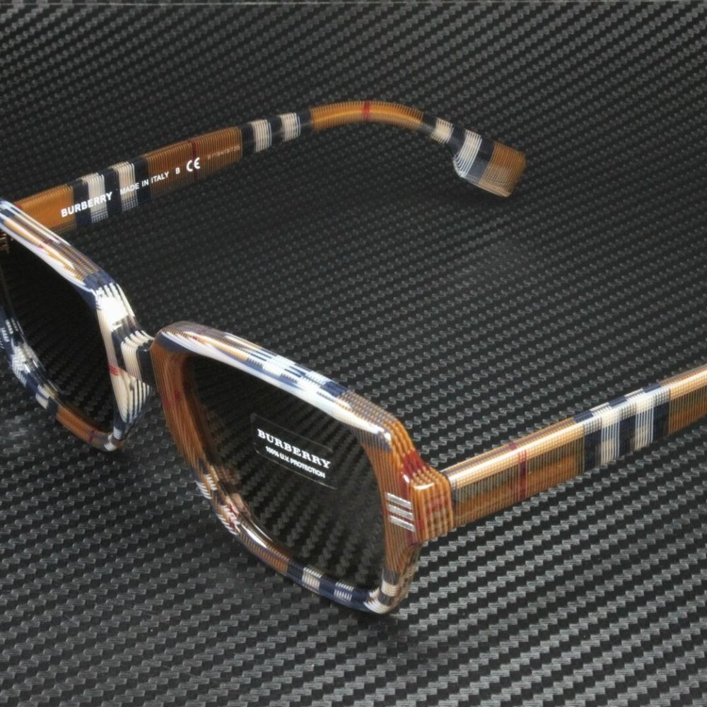 Burberry Brown Check 51mm Sunglasses